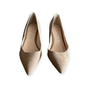 Sole Society Andorra Heels taupe shoes Sz 9